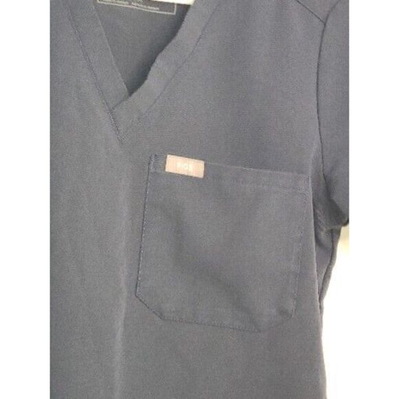 Figs Tops - FIGS Technical Collection Scrub Top Gray Women's Size XXS